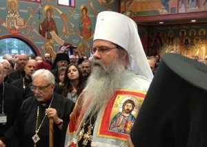 Nov. 11, 2012. The new Primate of the Orthodox Church in America.